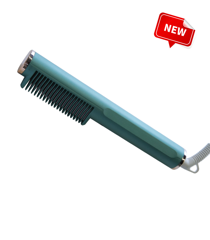 ZUOER ZR-009 প্রাকৃতিকভাবে সোজা করা চিরুনি বৈদ্যুতিক চুল সোজা করার ব্রাশ 6-স্তরের তাপমাত্রা নিয়ন্ত্রণ সহ পাইকারি